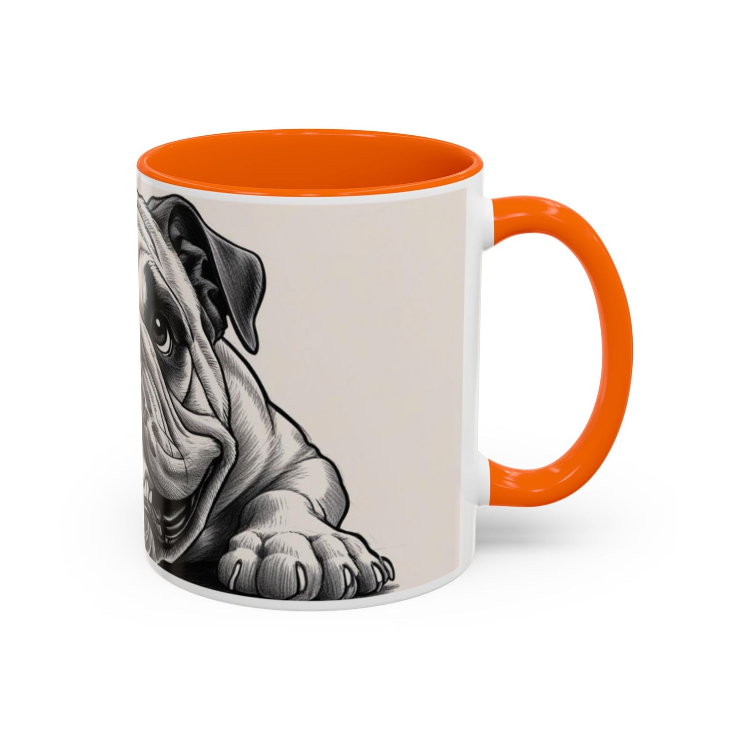 Cute Bulldog Coffee Mug - Accent Your Morning with Adorable Pet Art