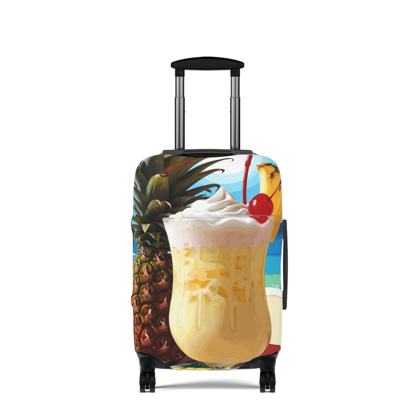 Tropical Drink Luggage Cover - Summer Travel Accessory