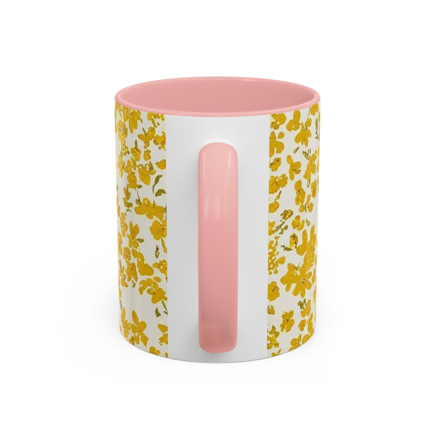 Floral Accent Coffee Mug - 11 & 15oz - Perfect for Spring Mornings