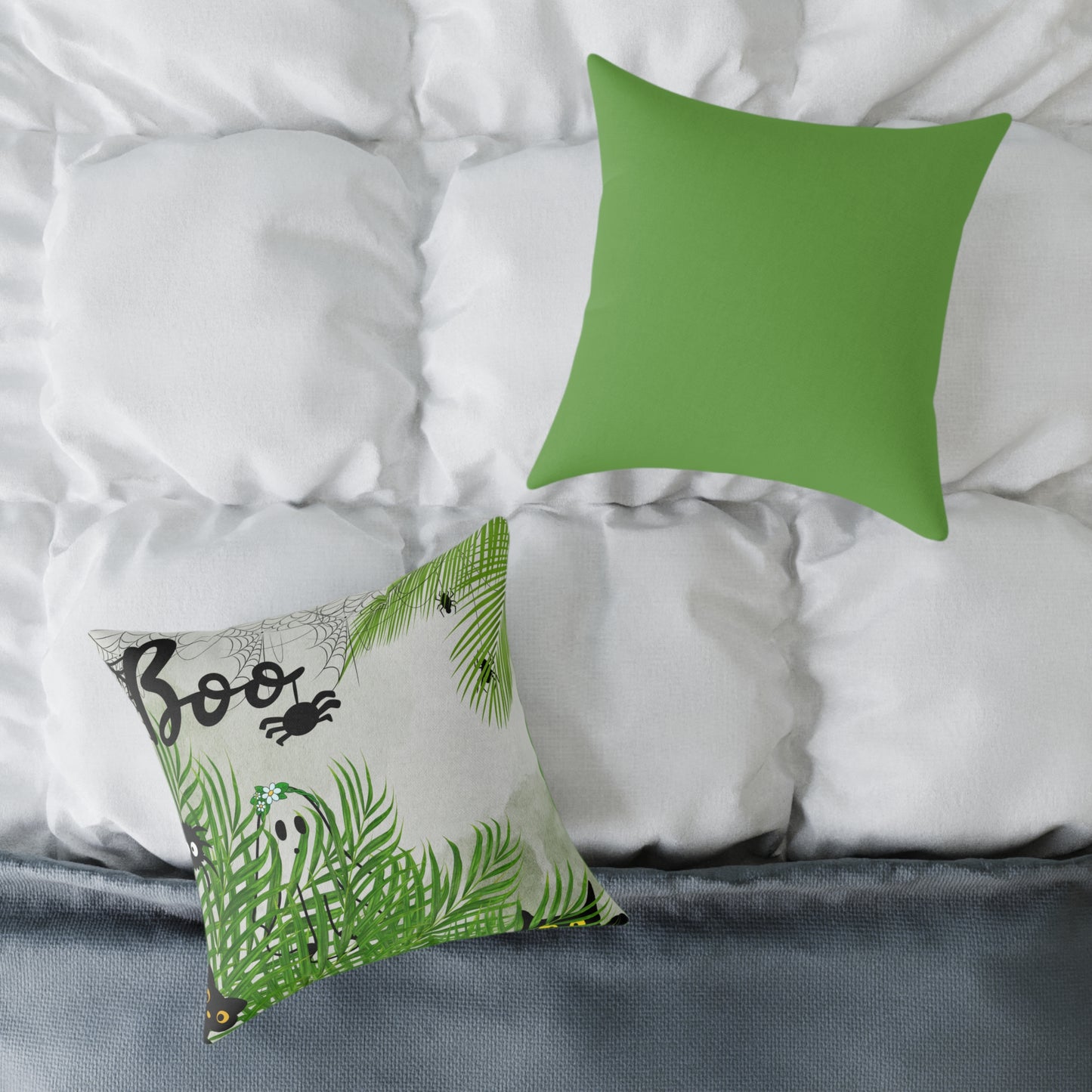 Halloween Themed Pillow, Spooky Decor, Trick or Treat Cushion, Autumn Home Accent, Fun Gift for Kids