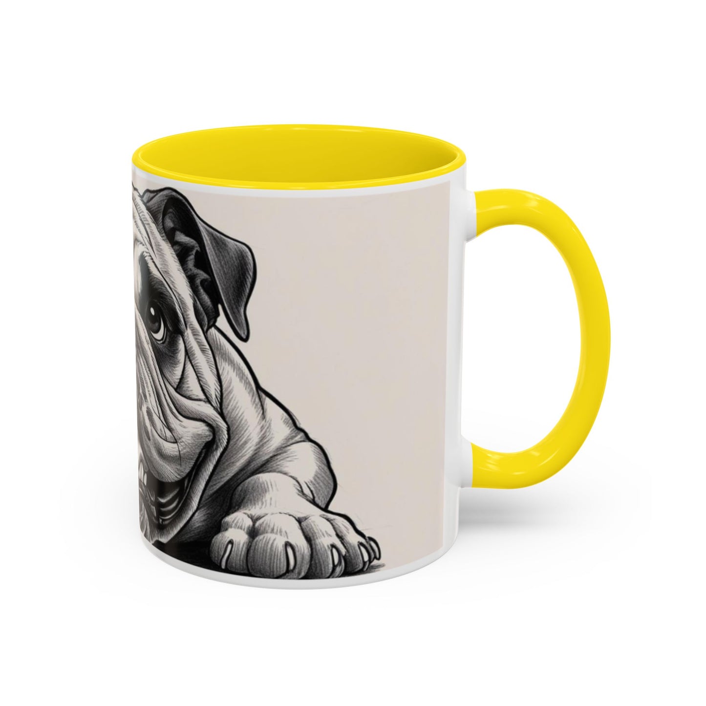 Cute Bulldog Coffee Mug - Accent Your Morning with Adorable Pet Art