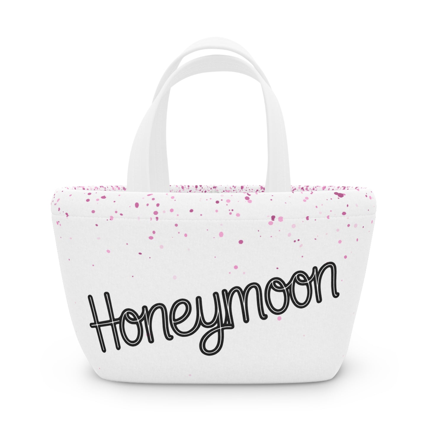 Personalized Wedding Lunch Bag, Custom Honeymoon Bag, Wedding Gift, Bride and Groom Tote, Bridal Shower Favor, Cute Couple Design