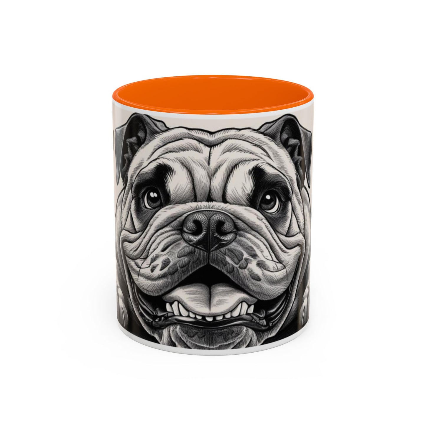 Cute Bulldog Coffee Mug - Accent Your Morning with Adorable Pet Art