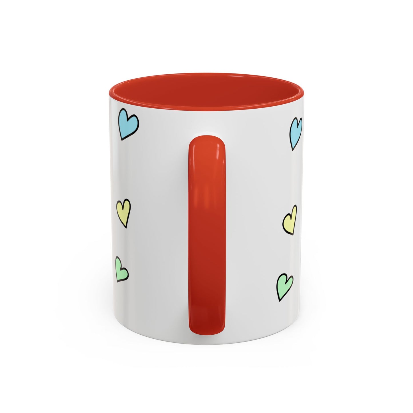 Heartfelt Miss You Accent Coffee Mug, Cute Gift for Friends, Personalized Coffee Cup, Thoughtful Gift for Loved Ones, Cheerful Home Decor