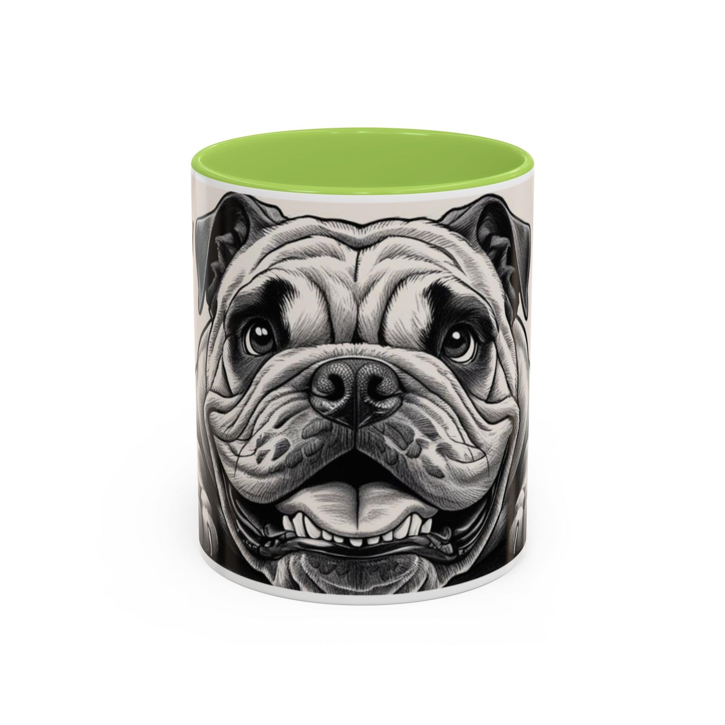 Cute Bulldog Coffee Mug - Accent Your Morning with Adorable Pet Art