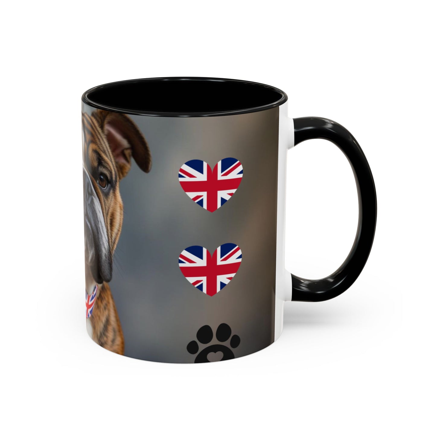 British Bulldog Accent Coffee Mug - Unique Pet Lover Gift, Dog-Themed Drinkware, Funny Dog Mug, Pet Parent Gift, Home & Kitchen Decor