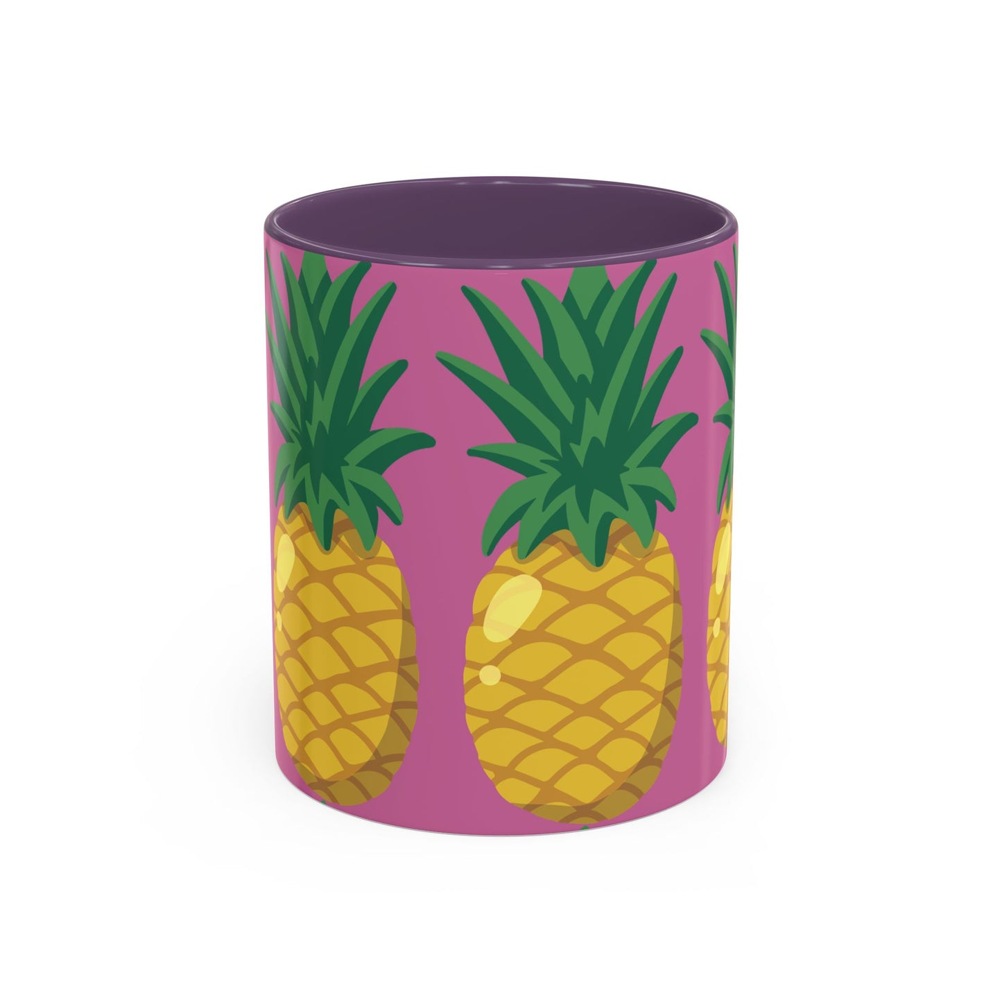 Tropical Pineapple Coffee Mug - Vibrant 11oz & 15oz Accent Cup for Summer Vibes