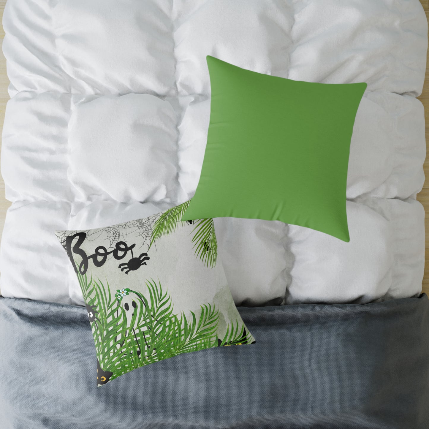 Halloween Themed Pillow, Spooky Decor, Trick or Treat Cushion, Autumn Home Accent, Fun Gift for Kids