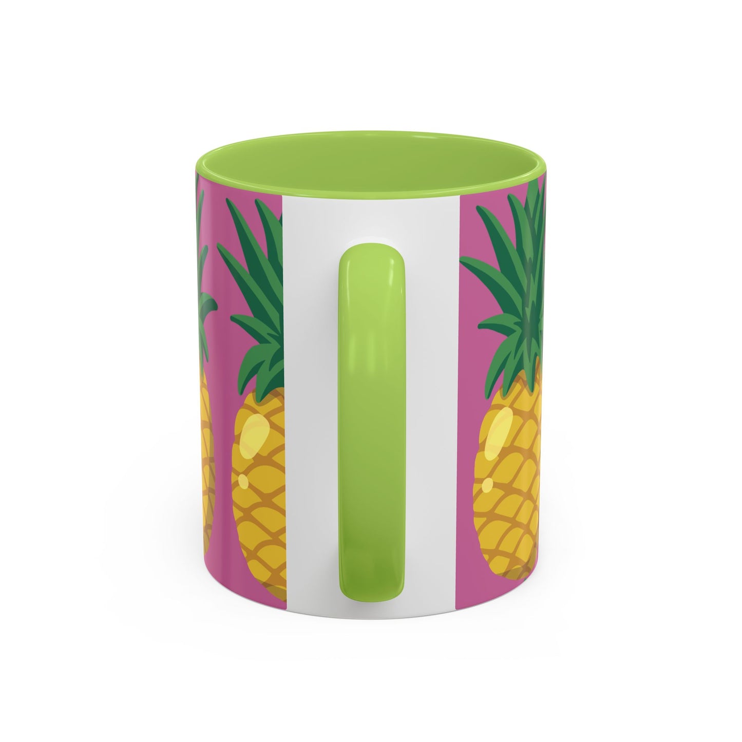 Tropical Pineapple Coffee Mug - Vibrant 11oz & 15oz Accent Cup for Summer Vibes