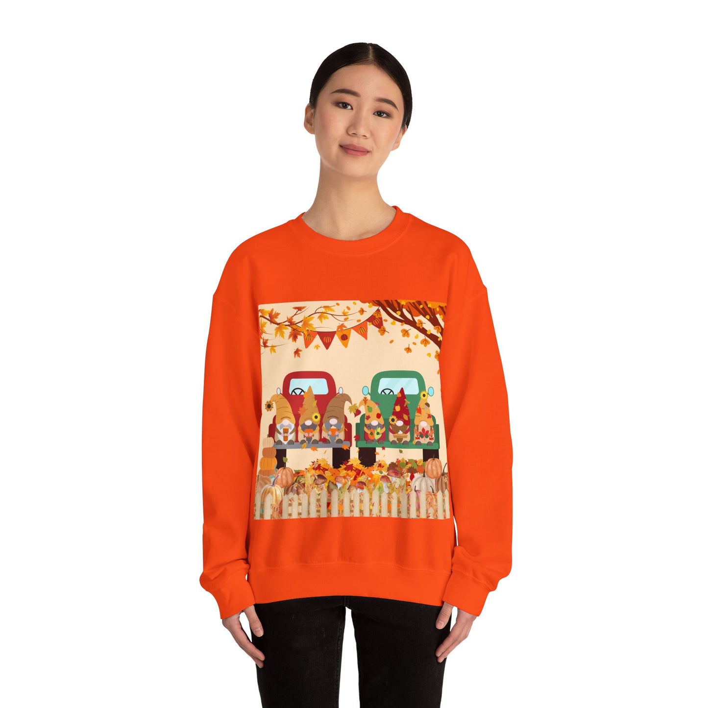 Fall-Themed Sweatshirt, Cozy Unisex Crewneck, Autumn Vibes, Perfect for Thanksgiving, Gifts for Her, Seasonal Fashion