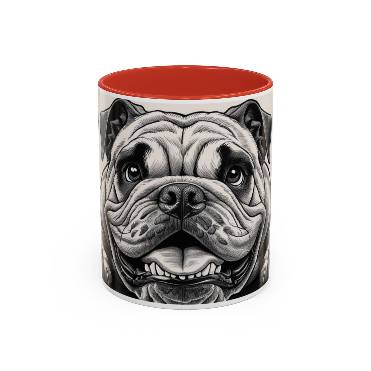 Cute Bulldog Coffee Mug - Accent Your Morning with Adorable Pet Art
