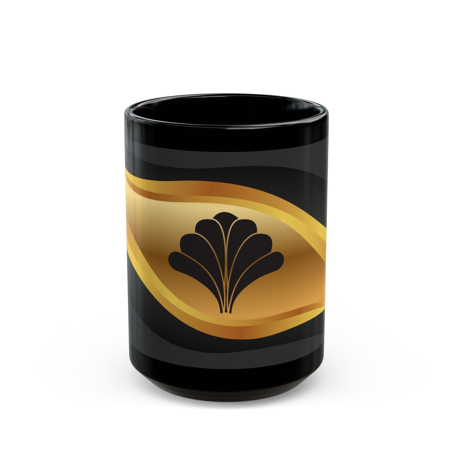 Elegant Black Mug - Stylish Coffee Cup, Unique Gift for Coffee Lovers, Home Decor, Birthday, Wedding, Anniversary