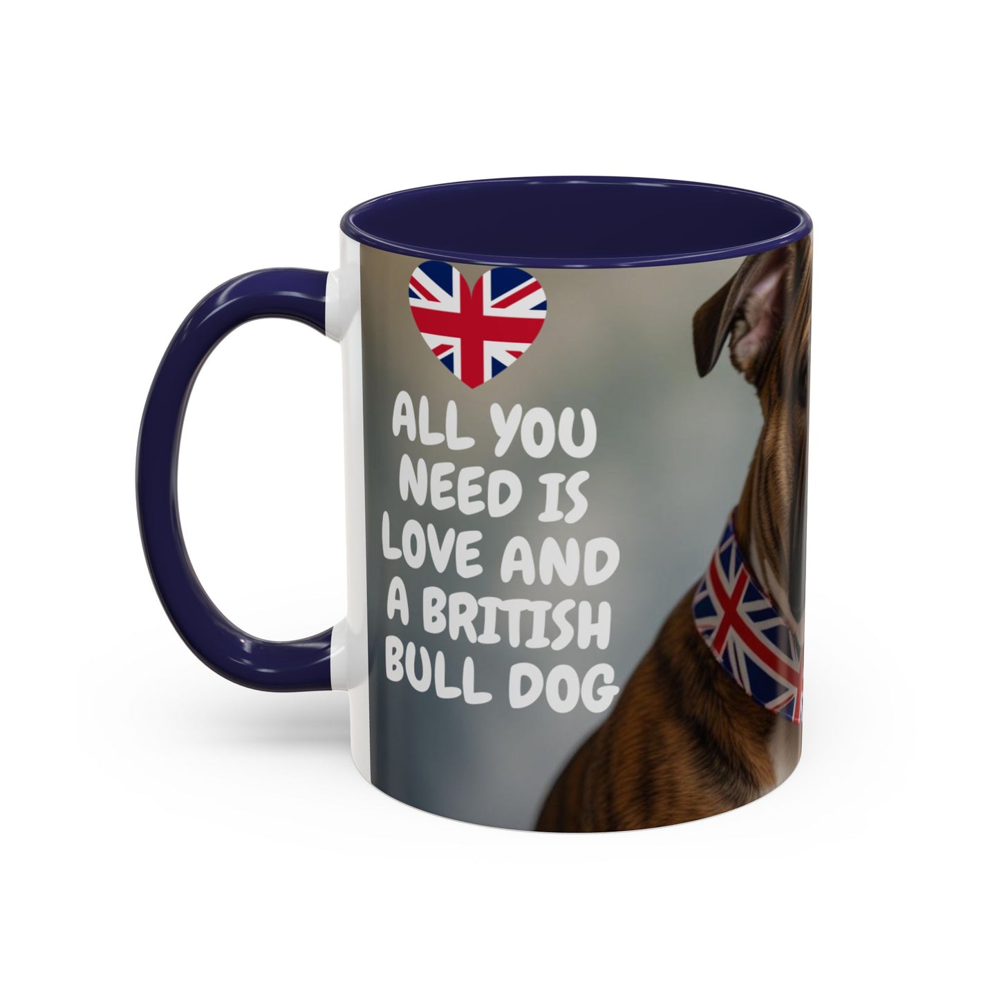 British Bulldog Accent Coffee Mug - Unique Pet Lover Gift, Dog-Themed Drinkware, Funny Dog Mug, Pet Parent Gift, Home & Kitchen Decor