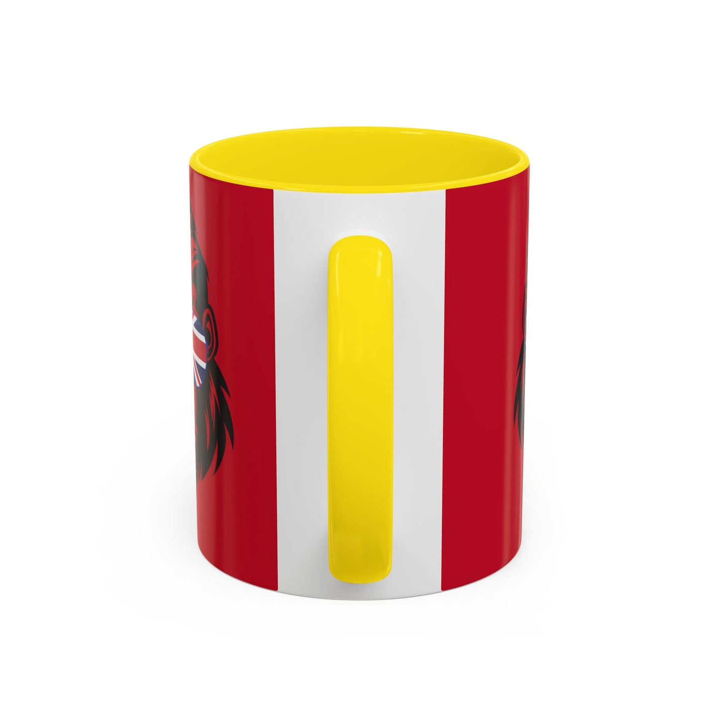 British Gorilla Accent Coffee Mug - Bold Coffee Cup for Animal Lovers, Unique Gift, Fun Kitchen Decor, Perfect for Birthdays, Holidays