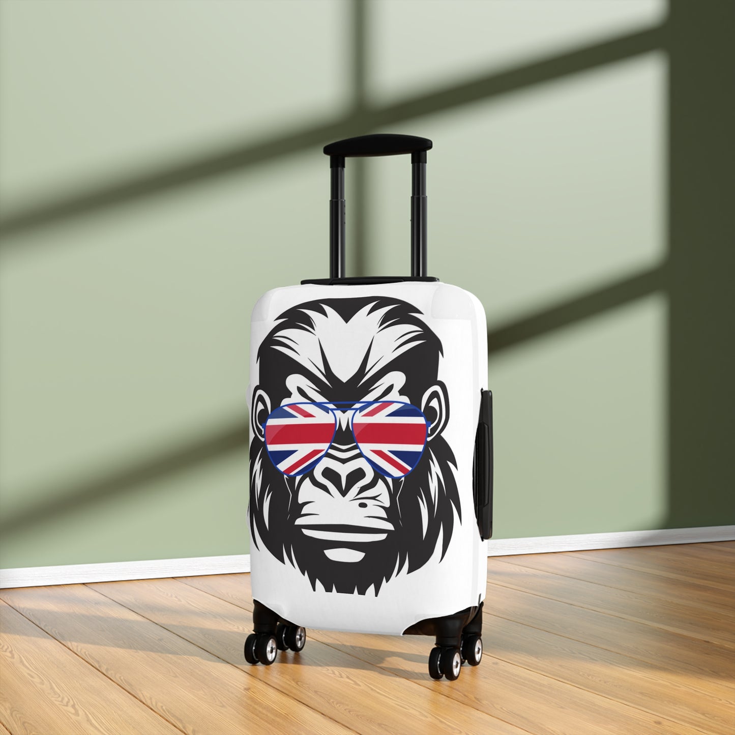 Stylish Gorilla Luggage Cover - Fun Travel Accessory, Unique Suitcase Wrap, Vacation Gear, Gift for Tourists, Monkey Travel Case
