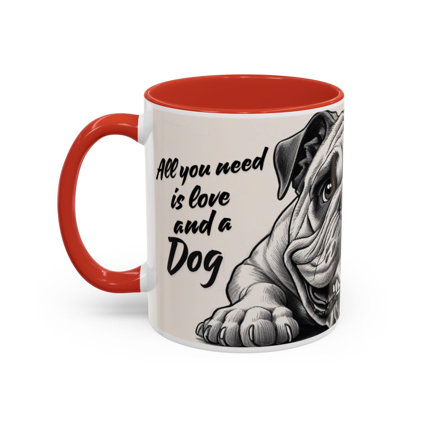 Cute Bulldog Coffee Mug - Accent Your Morning with Adorable Pet Art