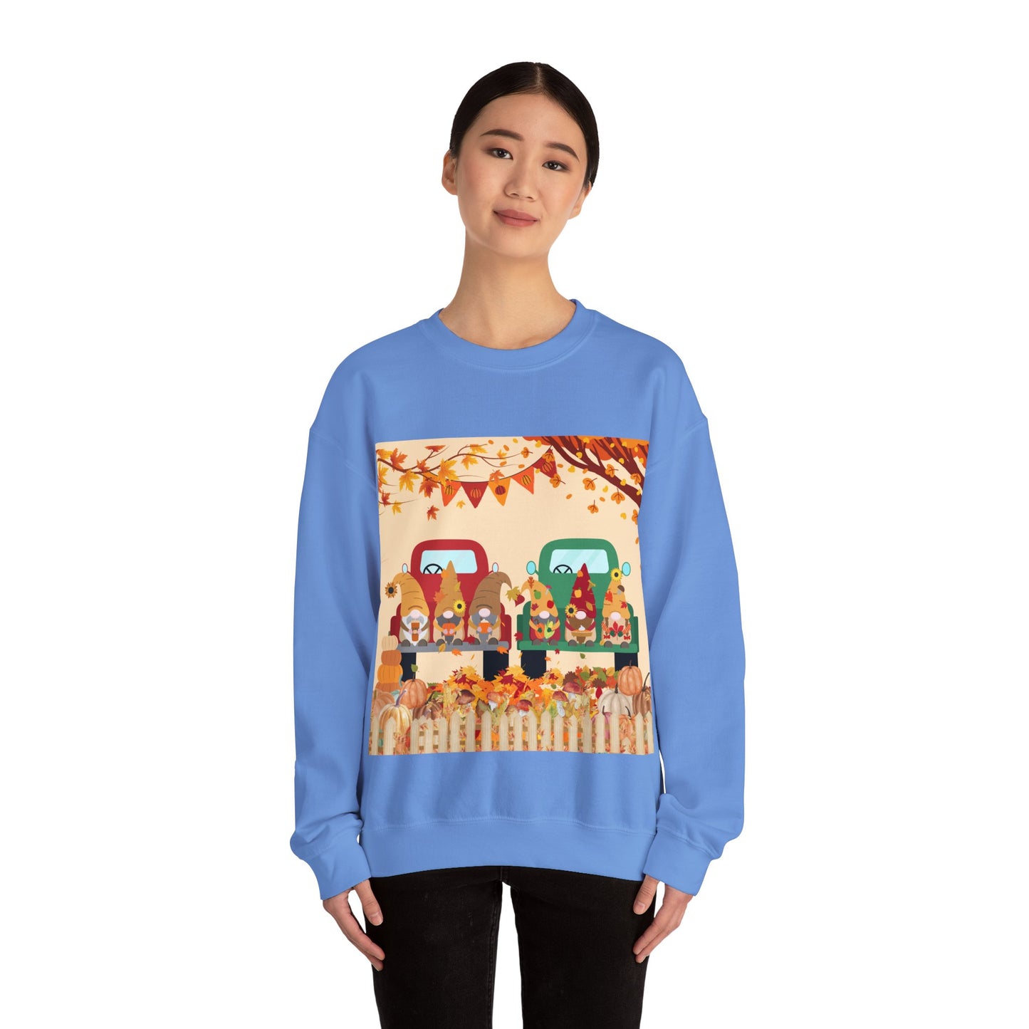 Fall-Themed Sweatshirt, Cozy Unisex Crewneck, Autumn Vibes, Perfect for Thanksgiving, Gifts for Her, Seasonal Fashion