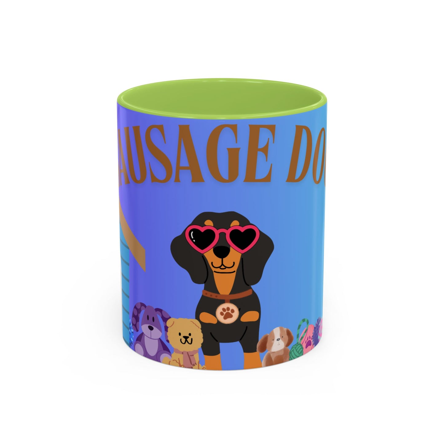 Whimsical Dog-Themed Coffee Mug, Cute Dog Mug, Gifts for Dog Lovers, Pet Owner Mug, Fun Canine Mug, Sausage Dog Coffee Cup