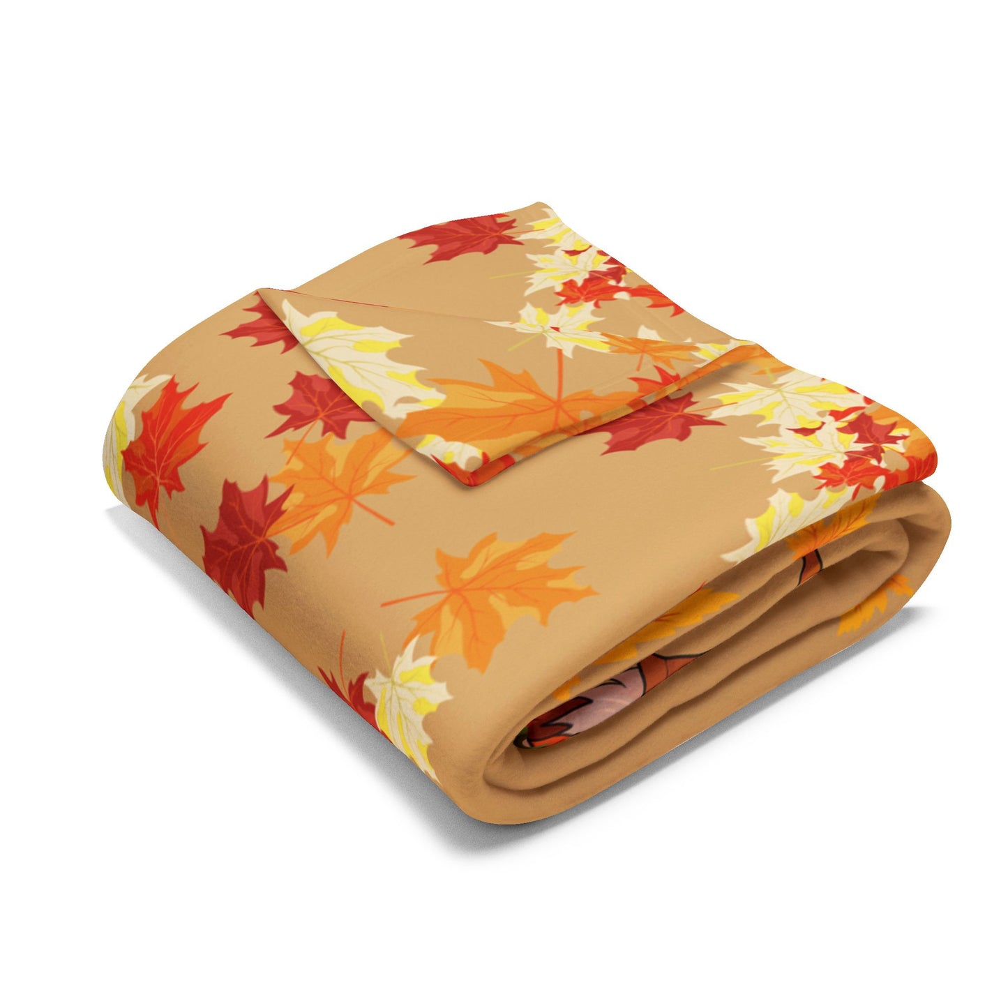 Autumn Fleece Blanket, Cozy Fall Decor, Seasonal Home Accessory, Autumnal Gift, Warm Throw for Chilly Days