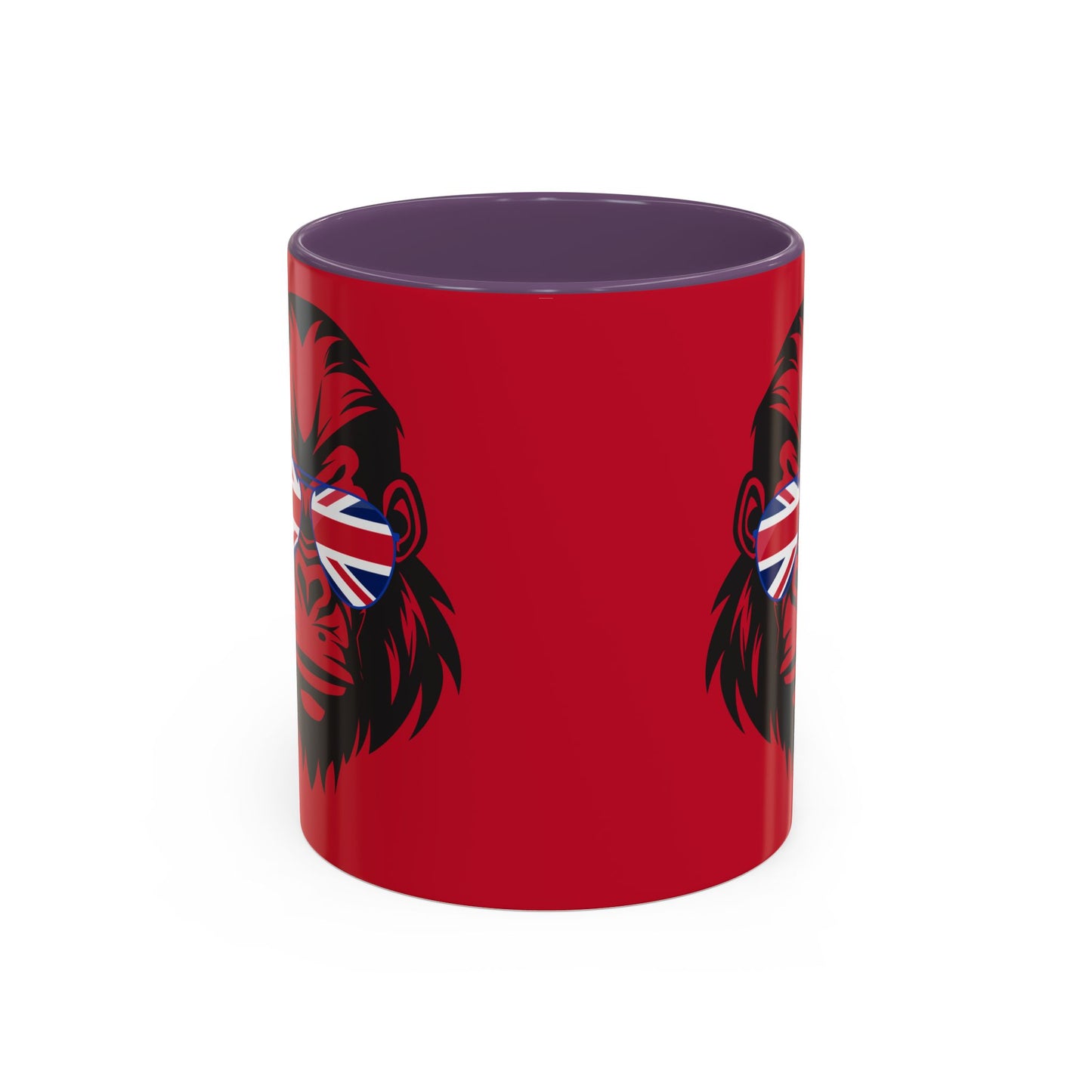 British Gorilla Accent Coffee Mug - Bold Coffee Cup for Animal Lovers, Unique Gift, Fun Kitchen Decor, Perfect for Birthdays, Holidays