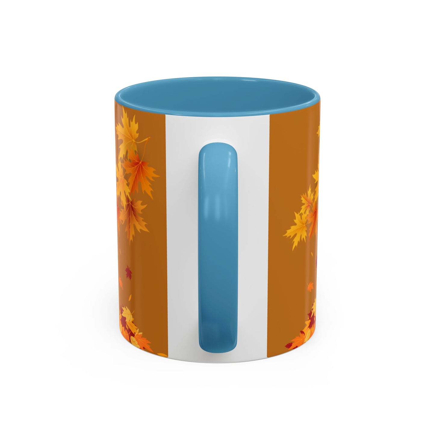 Autumn-Themed Coffee Mug, Cozy Fall Ceramic Mug, Colorful Harvest Cup, Seasonal Drinkware, Thanksgiving Gift