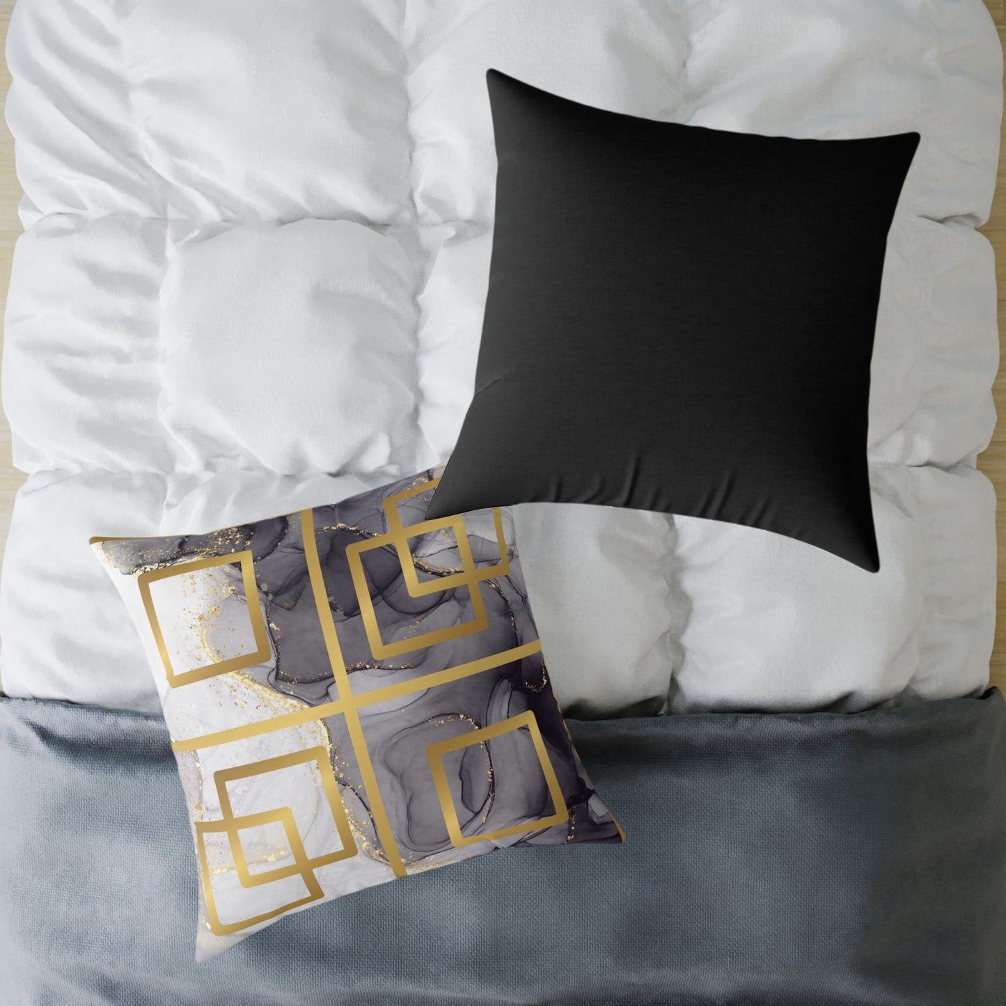 Elegant Geometric Canvas Pillow | Modern Decor, Sofa Cushion, Gift for Home, Interior Design, Minimalist Style