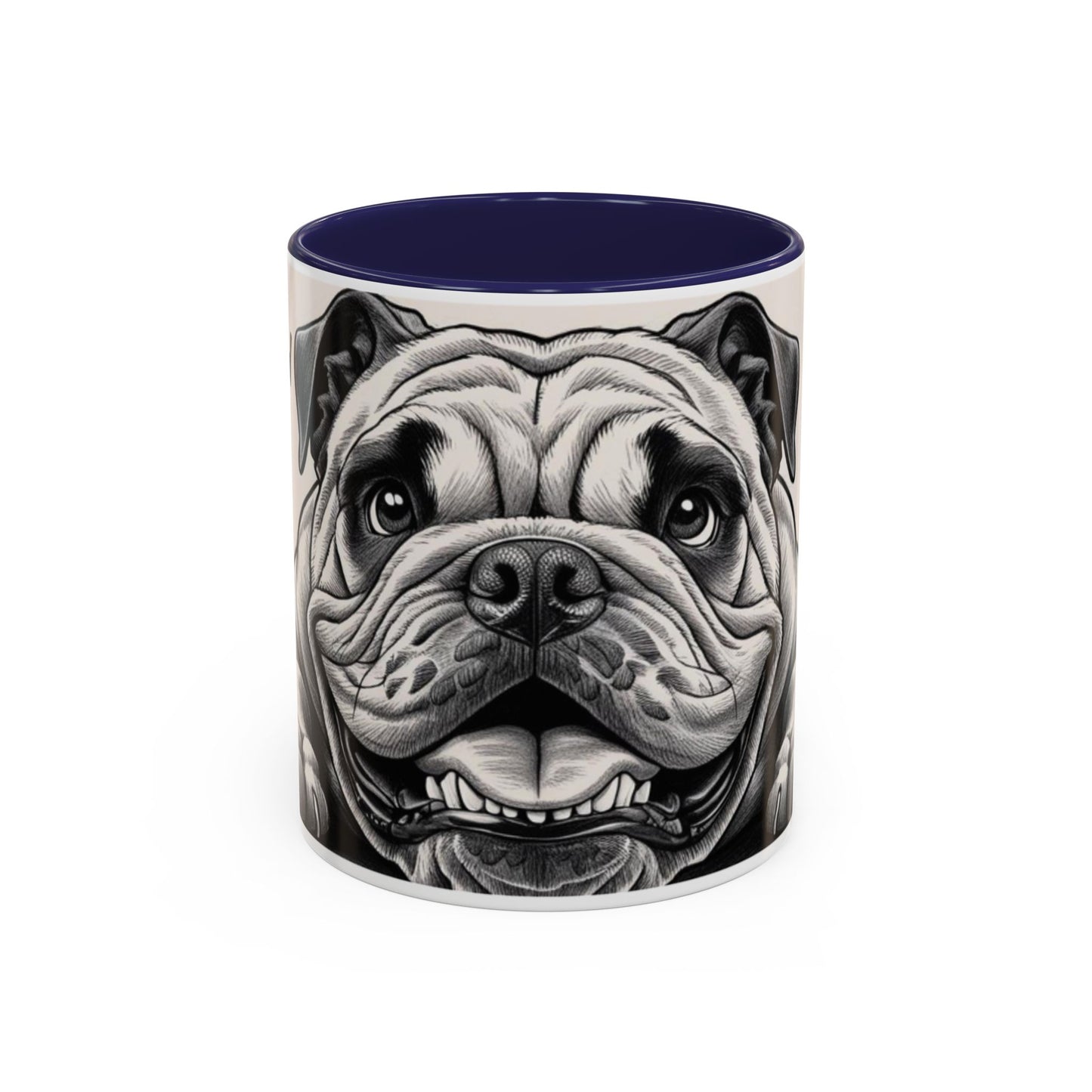 Cute Bulldog Coffee Mug - Accent Your Morning with Adorable Pet Art