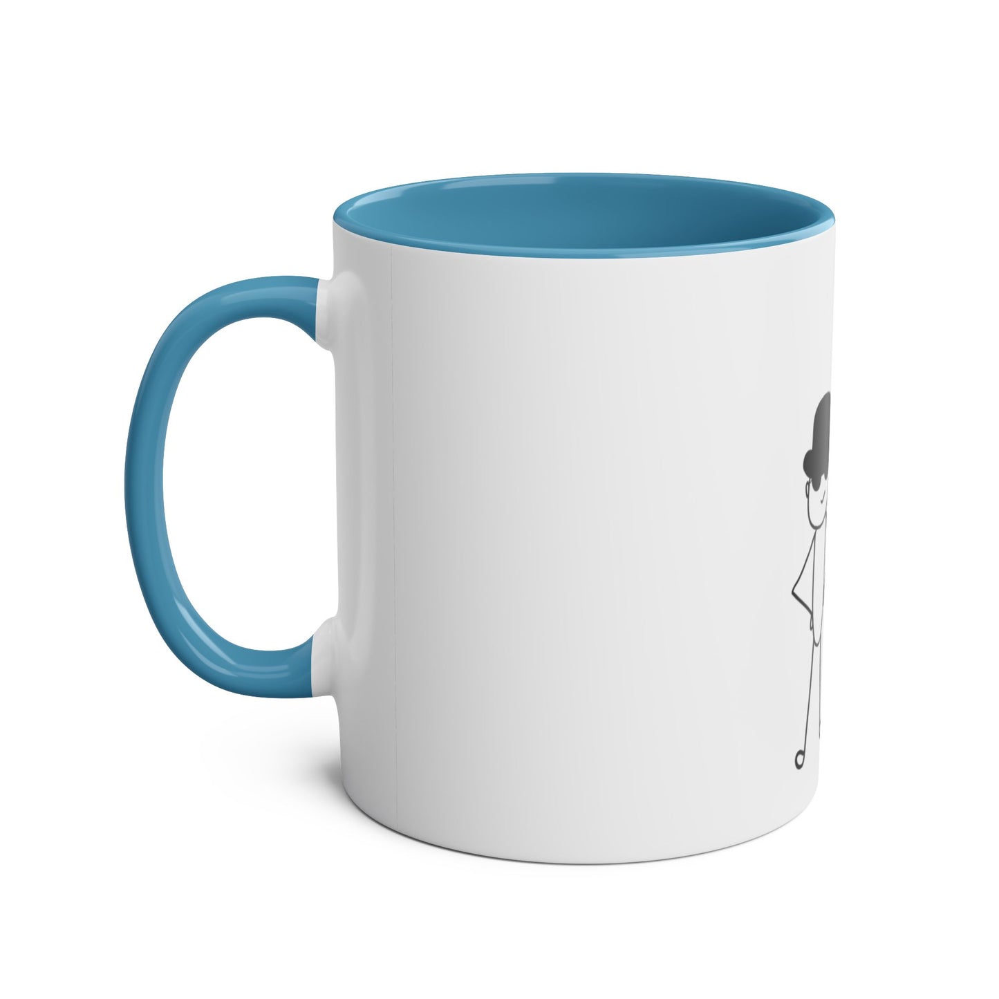 Motivational Two-Tone Coffee Mug, 11oz - Perfect for Daily Inspiration, Office Gift, Teacher Appreciation, Self-Care, Motivation