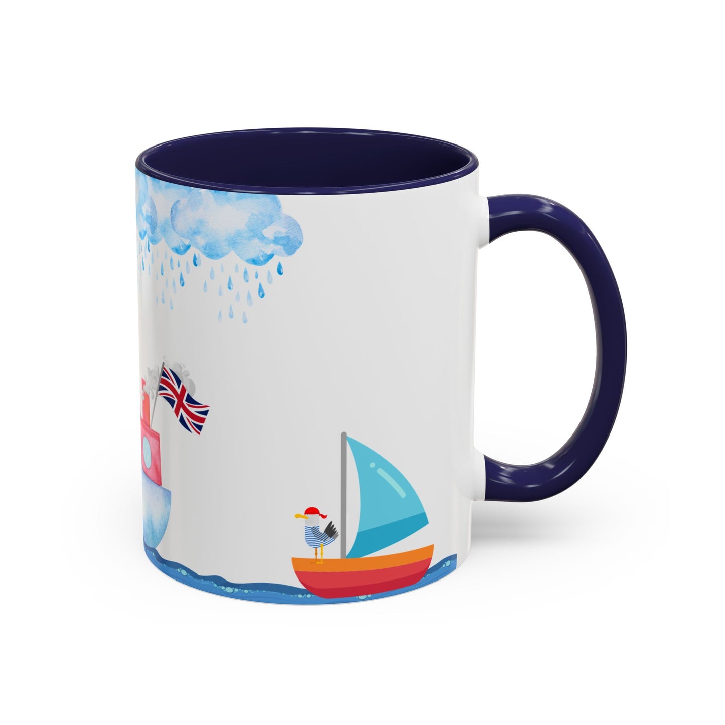 Charming Nautical Coffee Mug - Perfect Gift for Sailors, Coastal Lovers, Birthdays, Ocean Theme, Beach House Decor