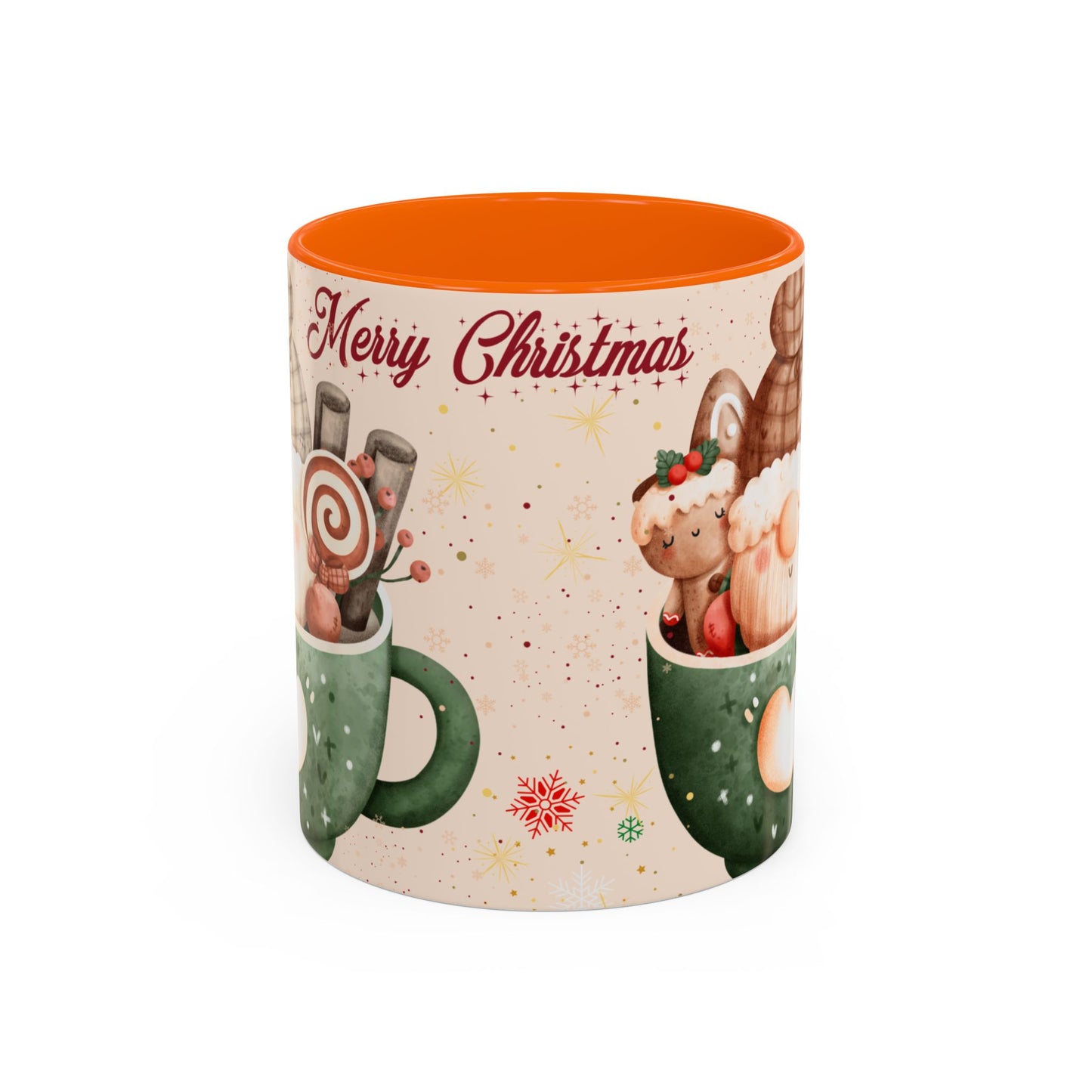 Festive Coffee Mug - Merry Christmas Design, Holiday Gift, Winter Decor, Christmas Mug, Cozy Beverage Cup