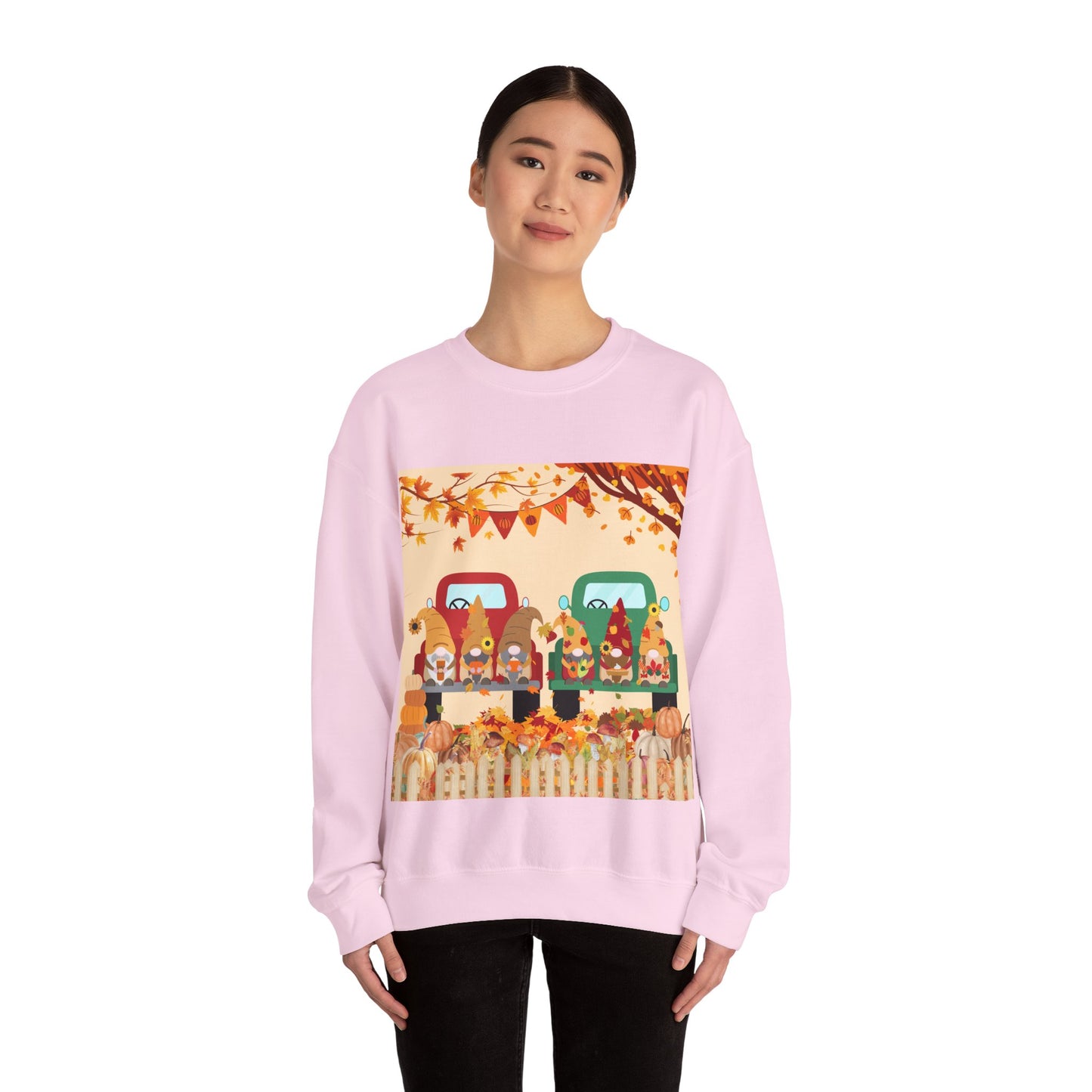 Fall-Themed Sweatshirt, Cozy Unisex Crewneck, Autumn Vibes, Perfect for Thanksgiving, Gifts for Her, Seasonal Fashion