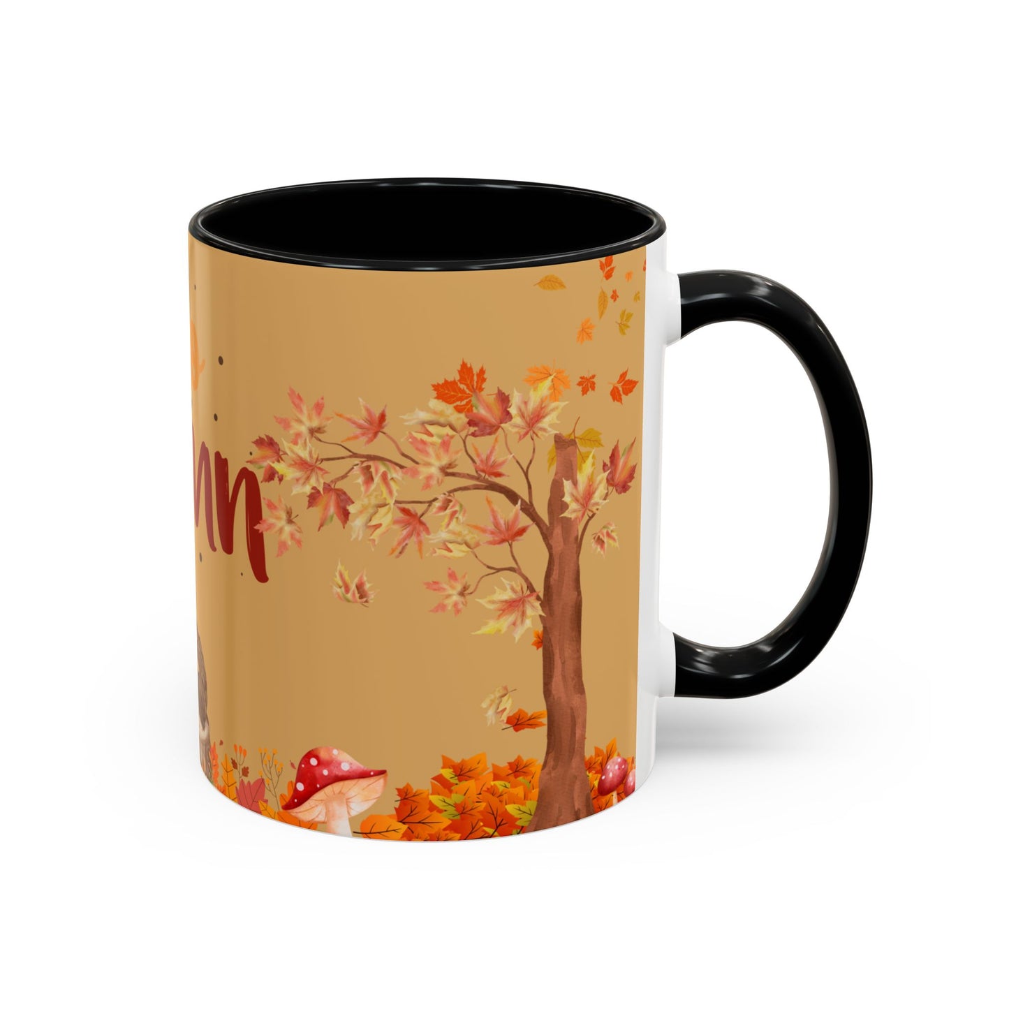 Autumn-Themed Coffee Mug, Seasonal Gift, Fall Decor, Cute Hedgehog Cup, Hello Autumn Mug, Perfect for Cozy Mornings