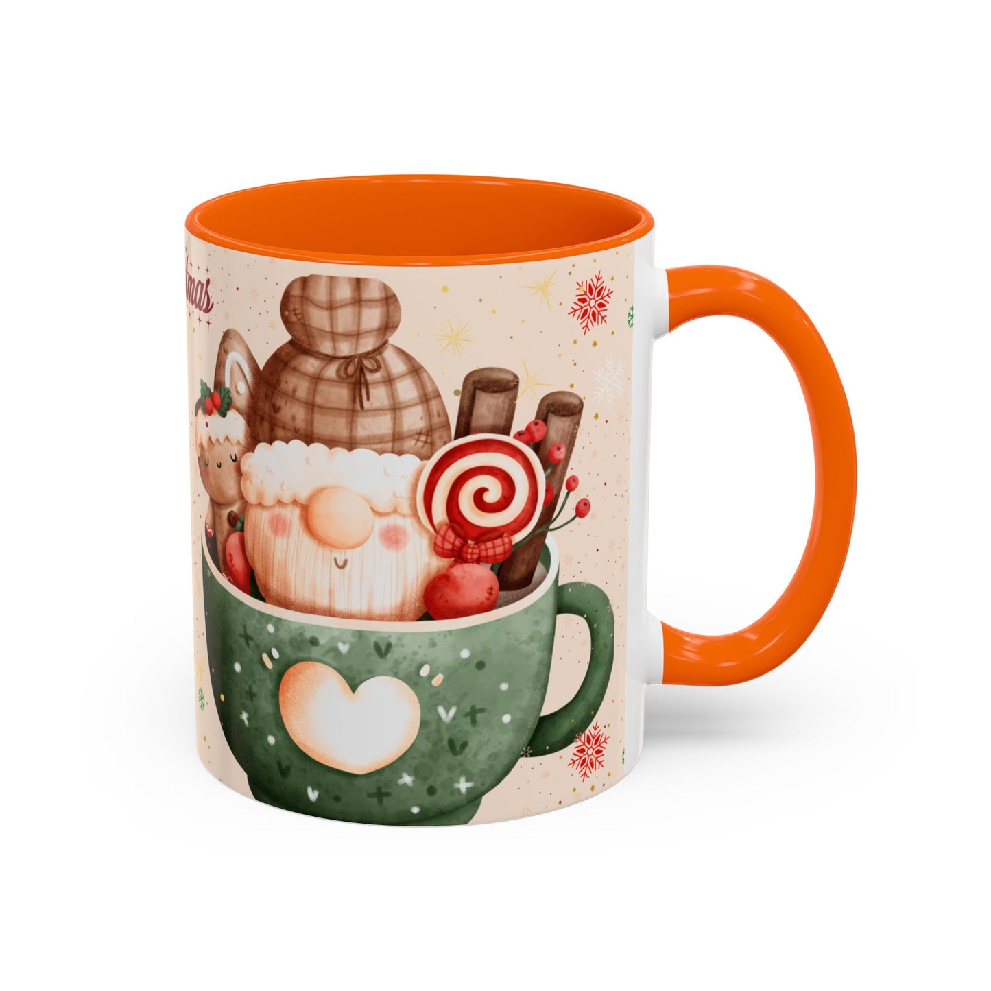 Festive Coffee Mug - Merry Christmas Design, Holiday Gift, Winter Decor, Christmas Mug, Cozy Beverage Cup
