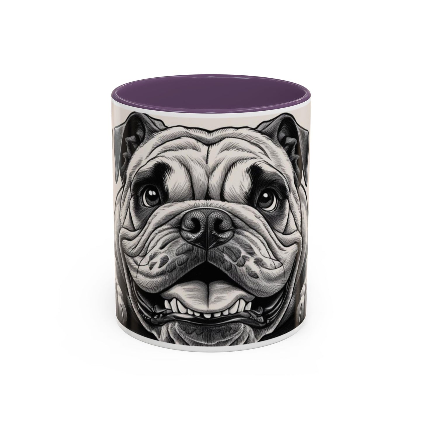 Cute Bulldog Coffee Mug - Accent Your Morning with Adorable Pet Art