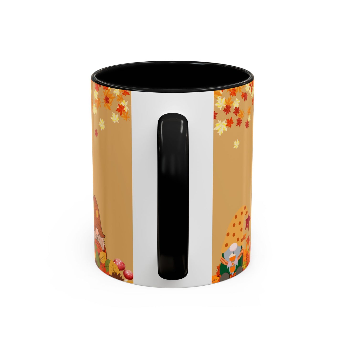 Autumn Accent Coffee Mug - Fall Decor, Seasonal Gift, Thanksgiving, Cozy Hot Beverage Cup, Autumn Vibes