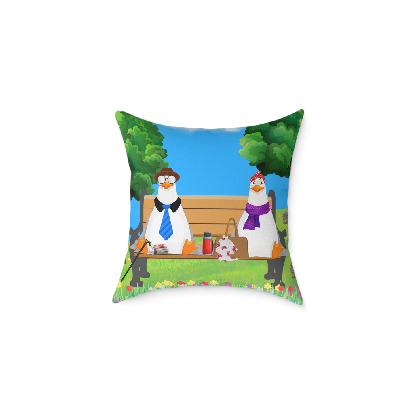 Charming Farm Animal Pillow, Decorative Cushion for Home Decor, Gift for Farm Lovers, Cute Animal Artwork, Cozy Living Room Accent