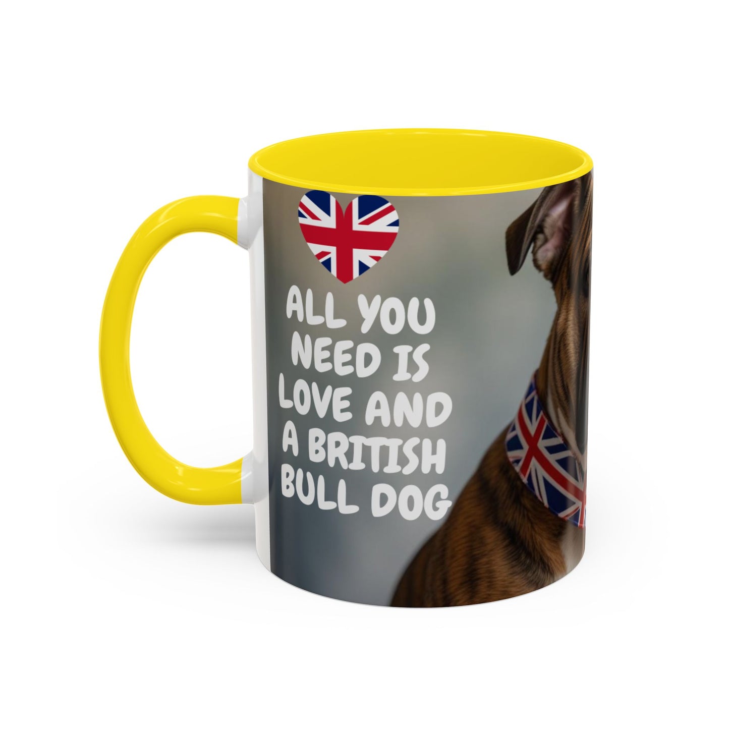 British Bulldog Accent Coffee Mug - Unique Pet Lover Gift, Dog-Themed Drinkware, Funny Dog Mug, Pet Parent Gift, Home & Kitchen Decor