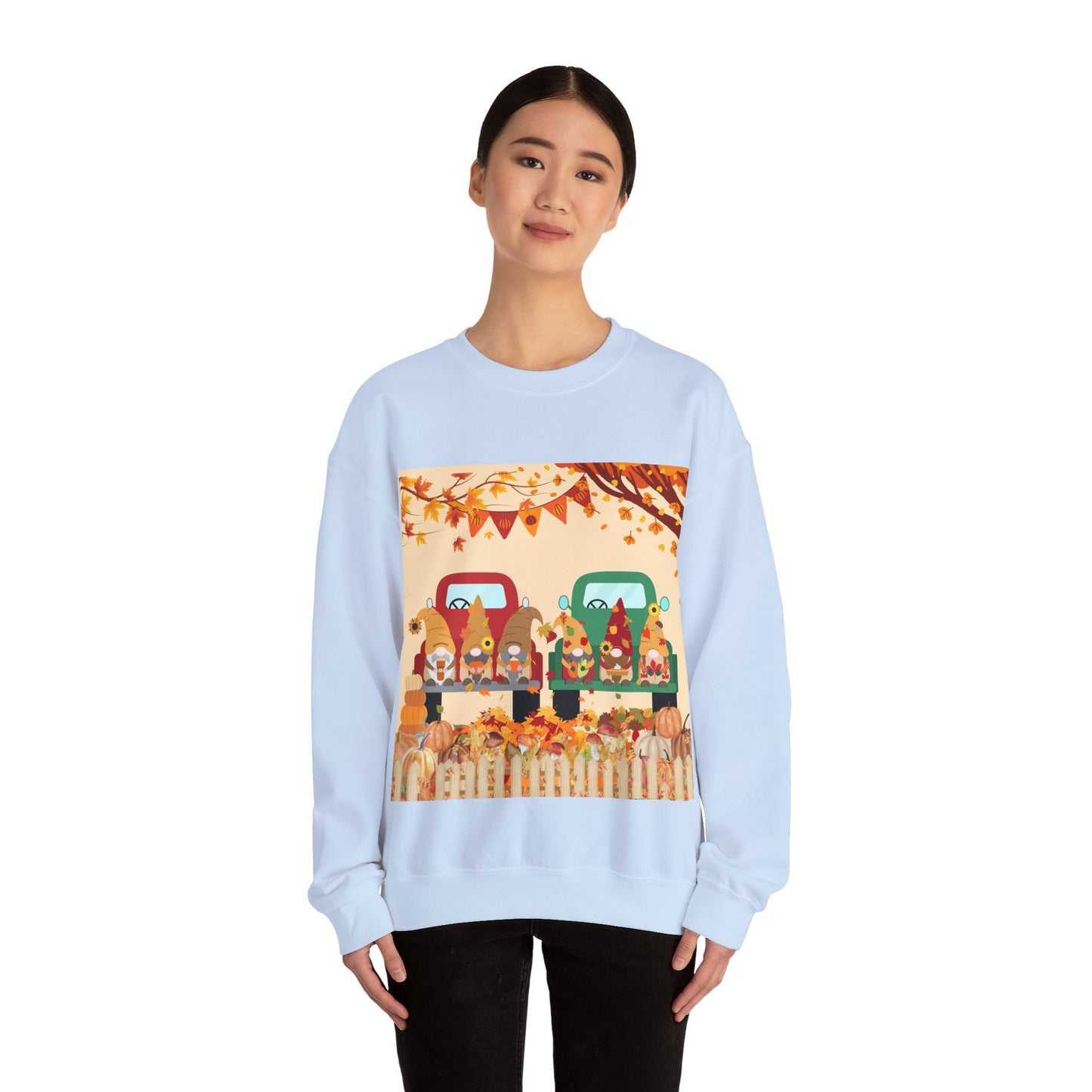 Fall-Themed Sweatshirt, Cozy Unisex Crewneck, Autumn Vibes, Perfect for Thanksgiving, Gifts for Her, Seasonal Fashion