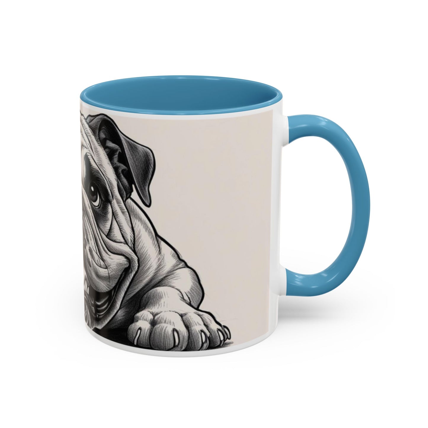 Cute Bulldog Coffee Mug - Accent Your Morning with Adorable Pet Art
