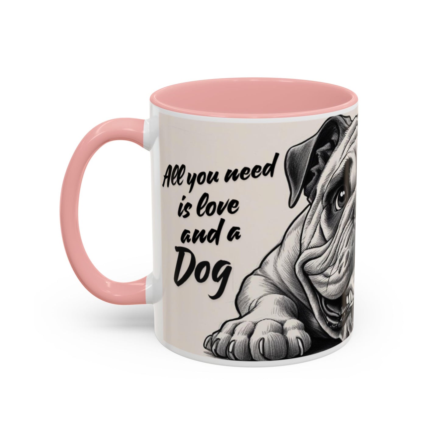 Cute Bulldog Coffee Mug - Accent Your Morning with Adorable Pet Art