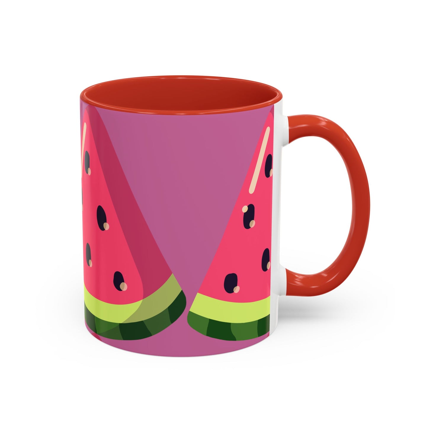 Fun Watermelon Accent Coffee Mug - Perfect for Summer & Tropical Vibes