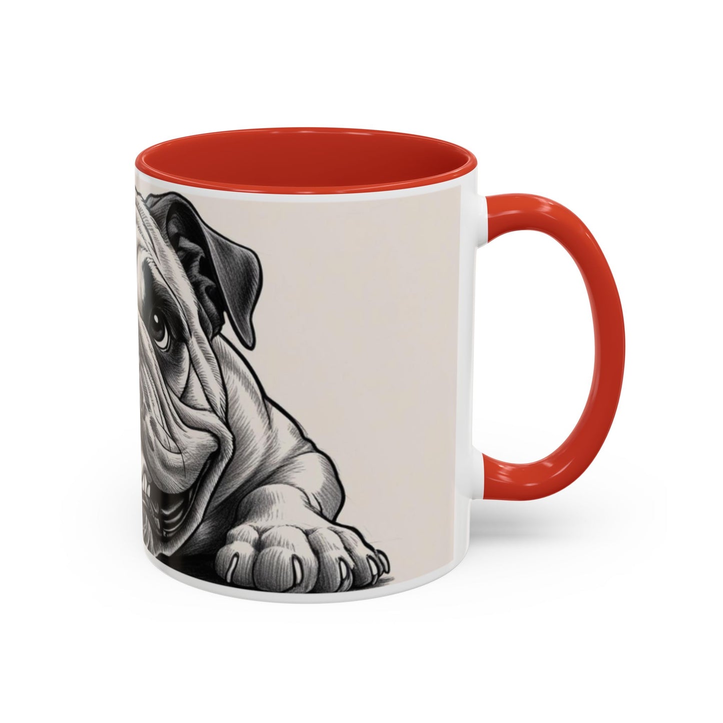 Cute Bulldog Coffee Mug - Accent Your Morning with Adorable Pet Art