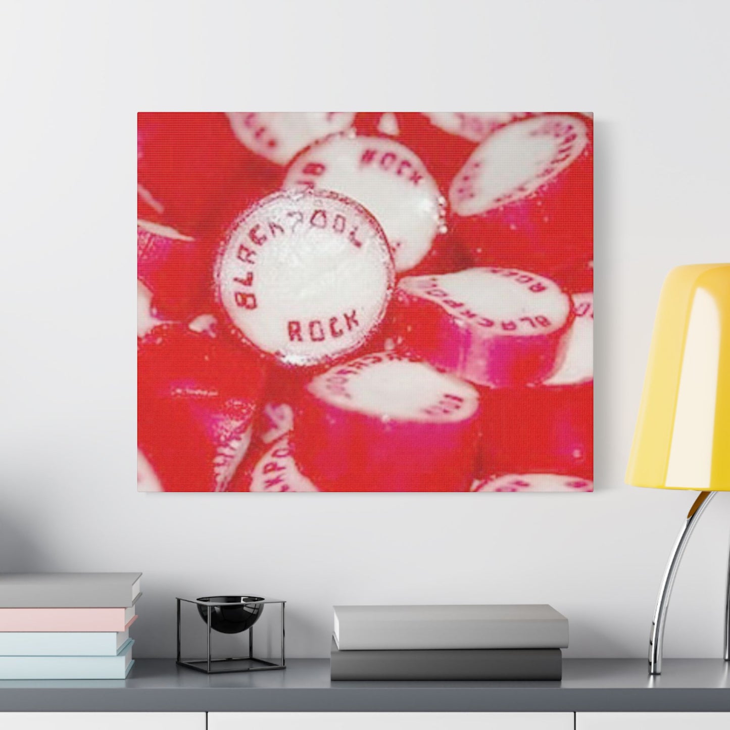 Bright and Playful Stretched Canvas Art, Beach House Decor, Fun Wall Art, Gift for Beach Lovers, Vibrant Home Decor