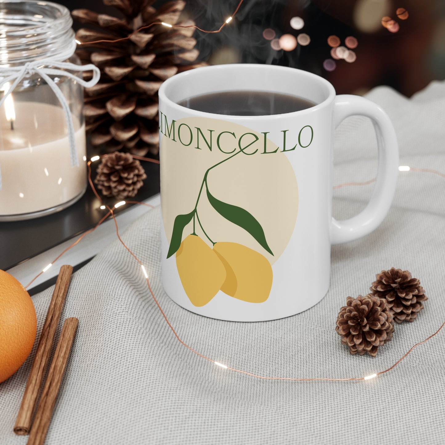 Limoncello Ceramic Coffee Mug - 11oz & 15oz