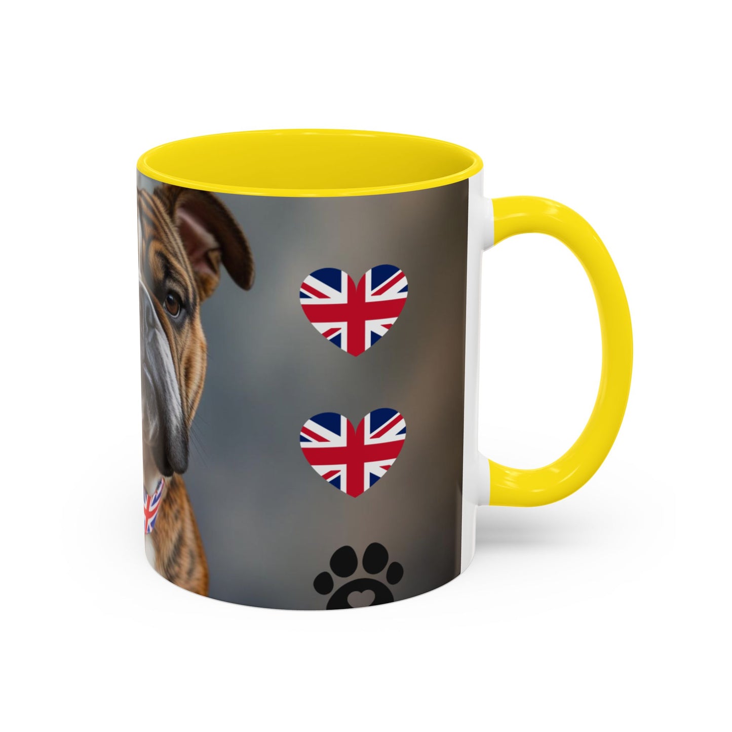 British Bulldog Accent Coffee Mug - Unique Pet Lover Gift, Dog-Themed Drinkware, Funny Dog Mug, Pet Parent Gift, Home & Kitchen Decor