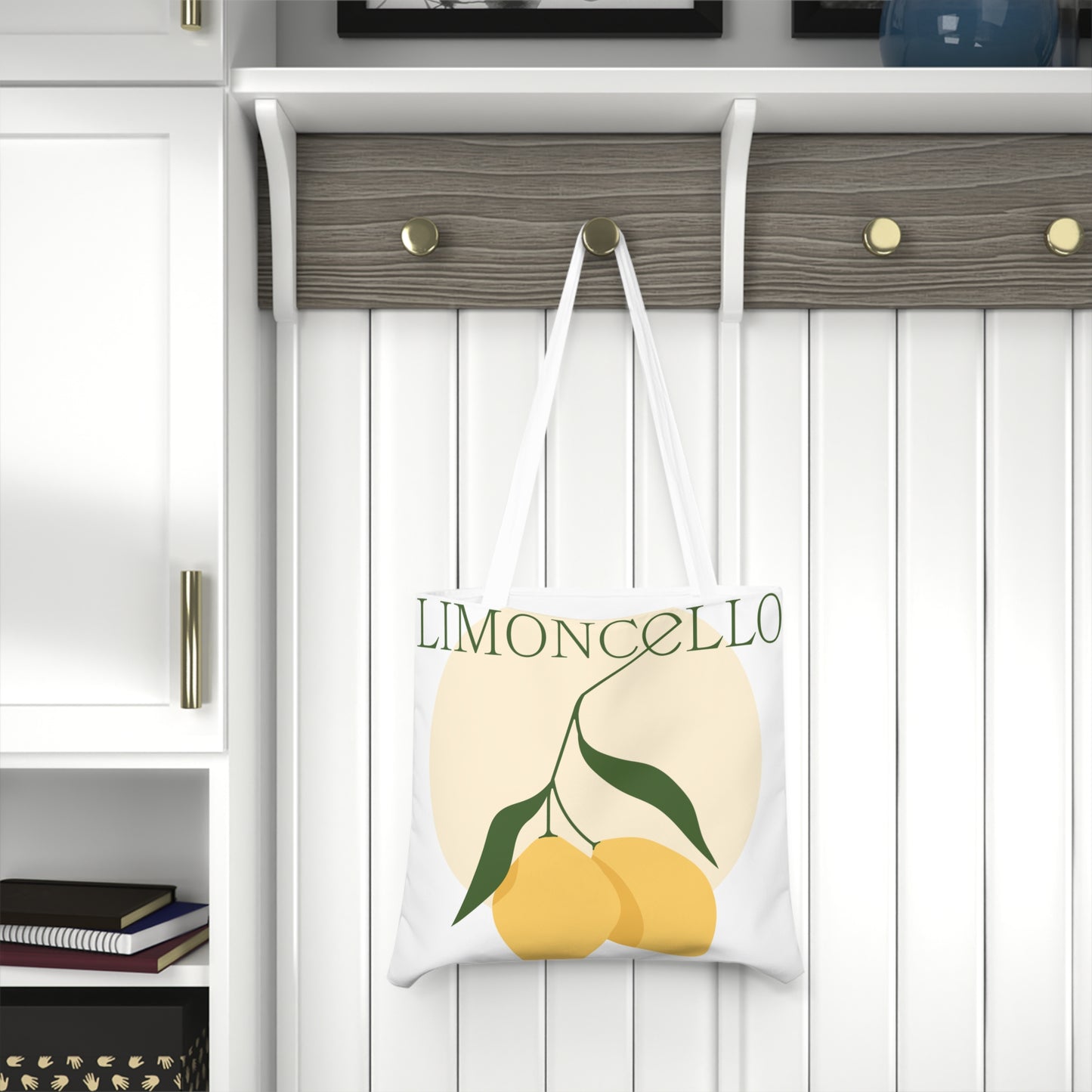 Limoncello Shoulder Tote Bag - Stylish Eco-Friendly Carryall