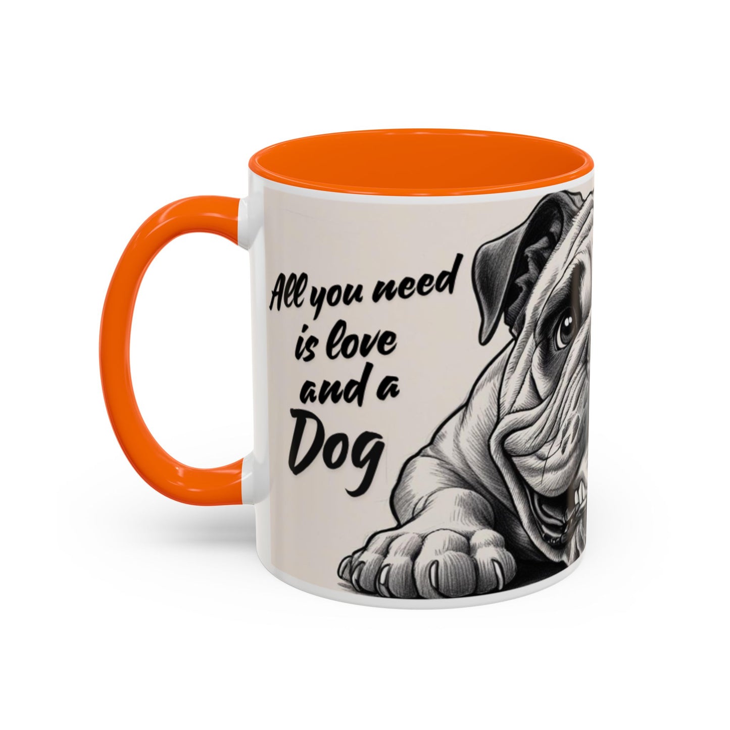 Cute Bulldog Coffee Mug - Accent Your Morning with Adorable Pet Art