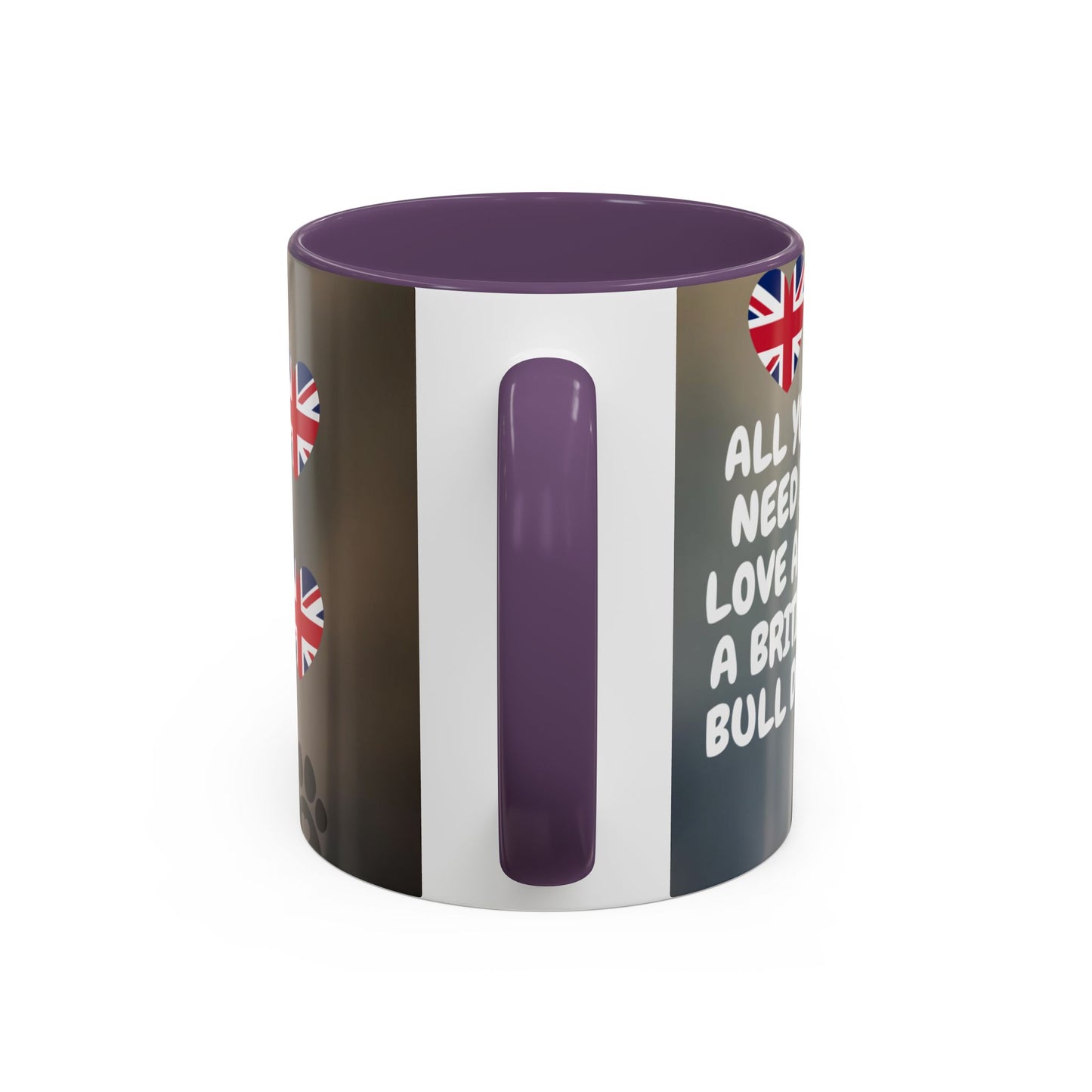 British Bulldog Accent Coffee Mug - Unique Pet Lover Gift, Dog-Themed Drinkware, Funny Dog Mug, Pet Parent Gift, Home & Kitchen Decor
