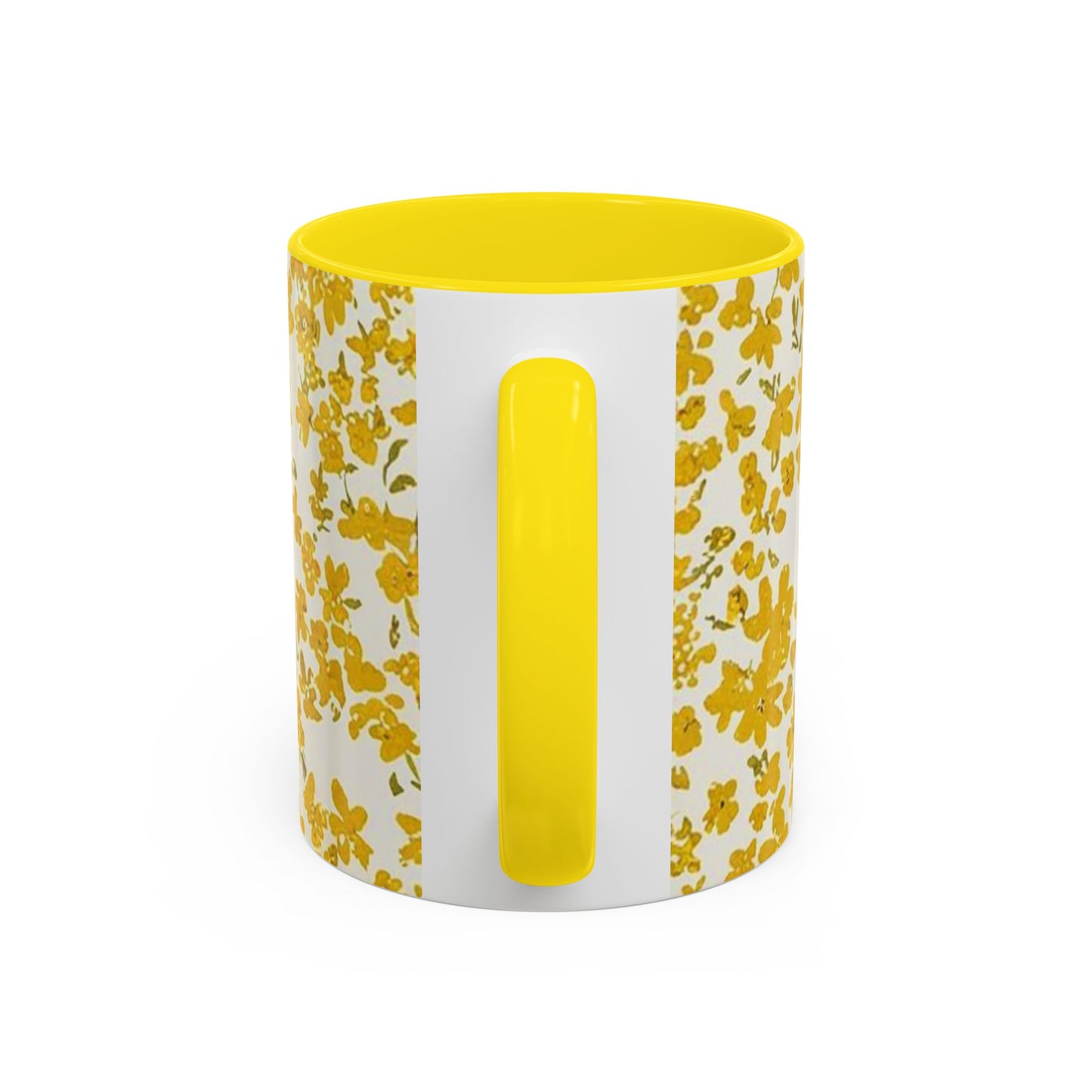 Floral Accent Coffee Mug - 11 & 15oz - Perfect for Spring Mornings