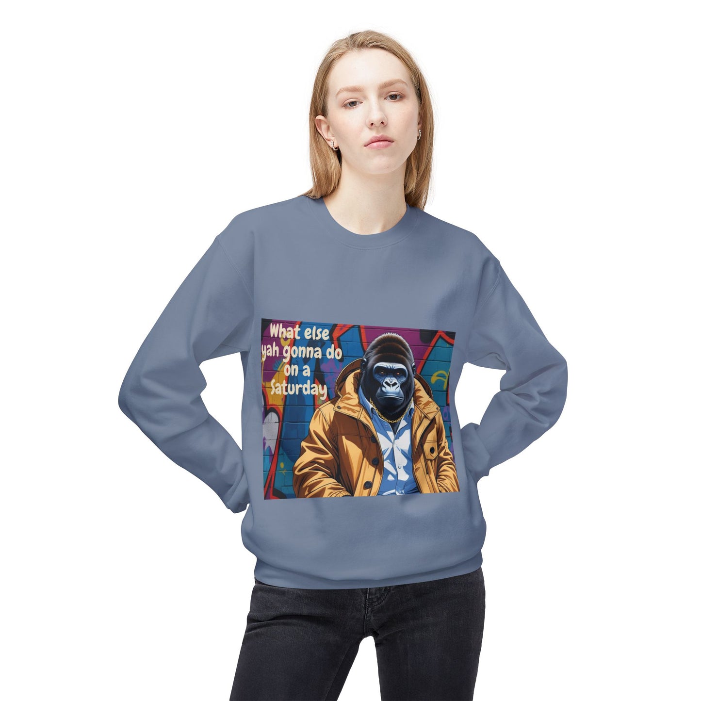 Unisex Midweight Softstyle Fleece Crewneck Sweatshirt